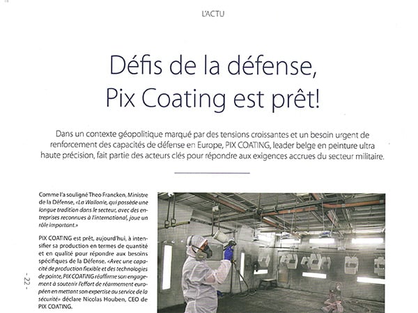 pix coating est dans best! of industries - juin 2025